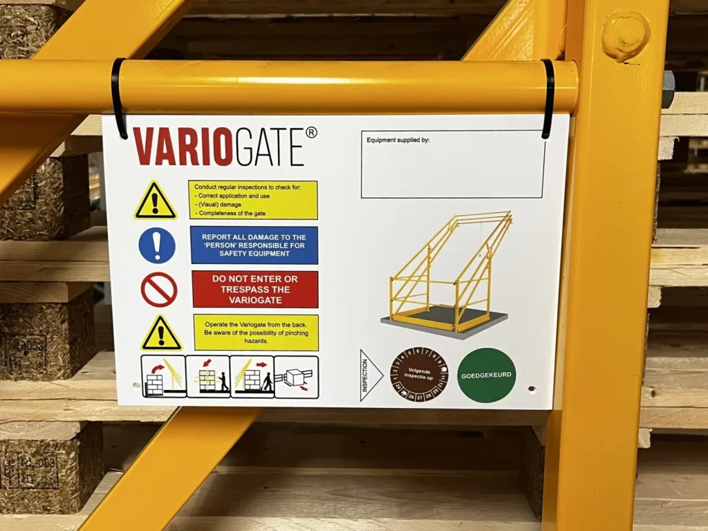 Certificeringsbord met Inspectiedatum