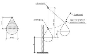 Glass bead bag pendulum test--Variogate-passed